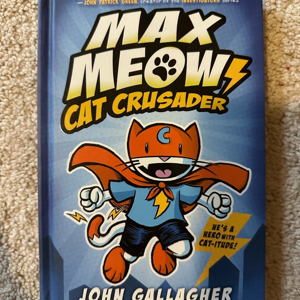 Max Meow: Cat Crusader Book